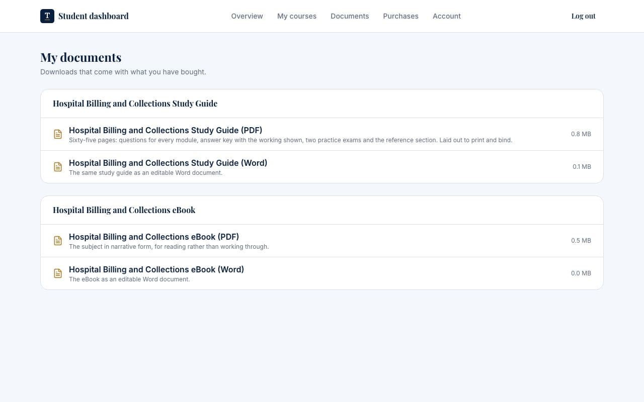 Your downloads, one click each